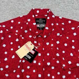 RSVLTS x Marvel The Infinity Saga Shirt Mens XL Red Iron Man Arc Reactor NEW